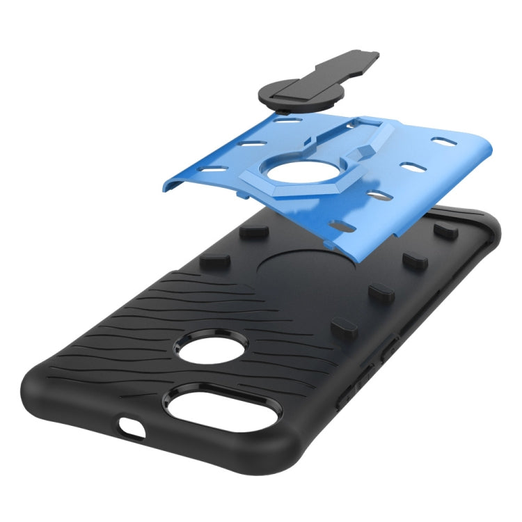 For Xiaomi Mi 5X PC + TPU Dropproof Sniper Hybrid Protective Back Cover Case with 360 Degree Rotation Holder