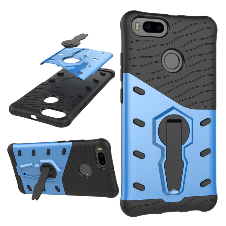 For Xiaomi Mi 5X PC + TPU Dropproof Sniper Hybrid Protective Back Cover Case with 360 Degree Rotation Holder