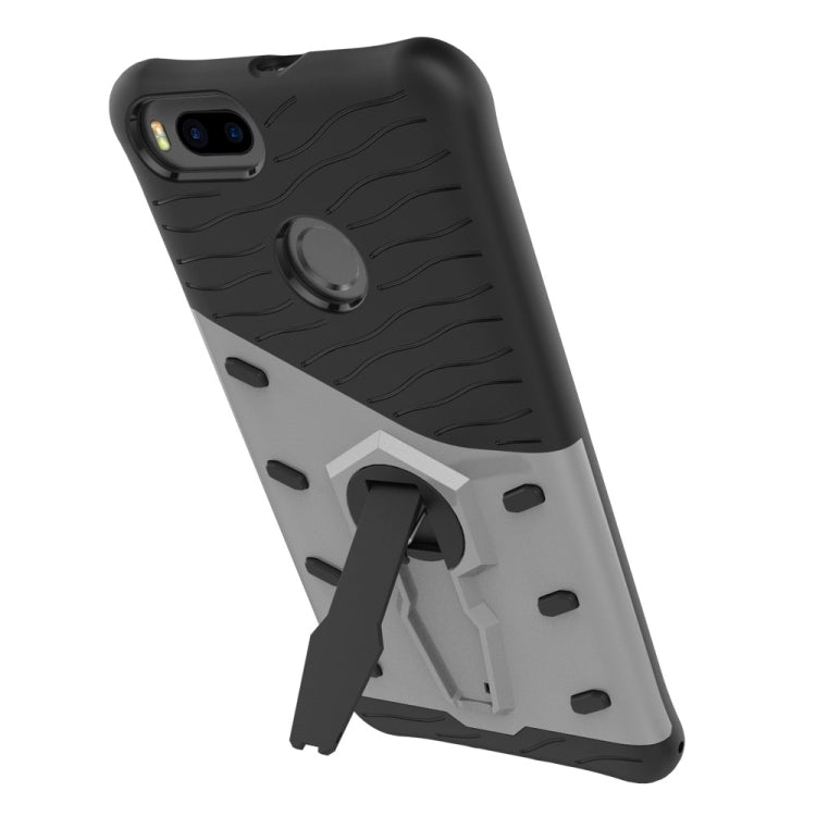 For Xiaomi Mi 5X PC + TPU Dropproof Sniper Hybrid Protective Back Cover Case with 360 Degree Rotation Holder