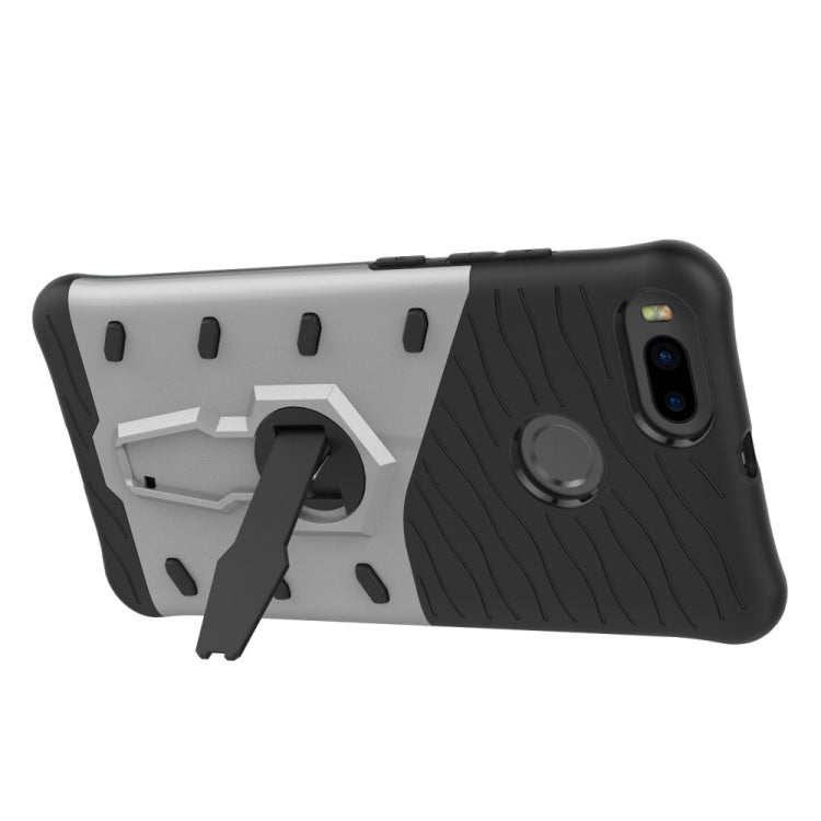 For Xiaomi Mi 5X PC + TPU Dropproof Sniper Hybrid Protective Back Cover Case with 360 Degree Rotation Holder