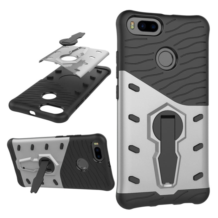 For Xiaomi Mi 5X PC + TPU Dropproof Sniper Hybrid Protective Back Cover Case with 360 Degree Rotation Holder