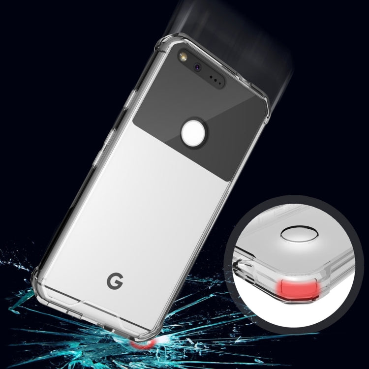 For Google Pixel Transparent Shockproof TPU Protective Back Cover Case