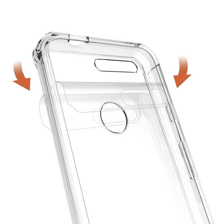 For Google Pixel Transparent Shockproof TPU Protective Back Cover Case