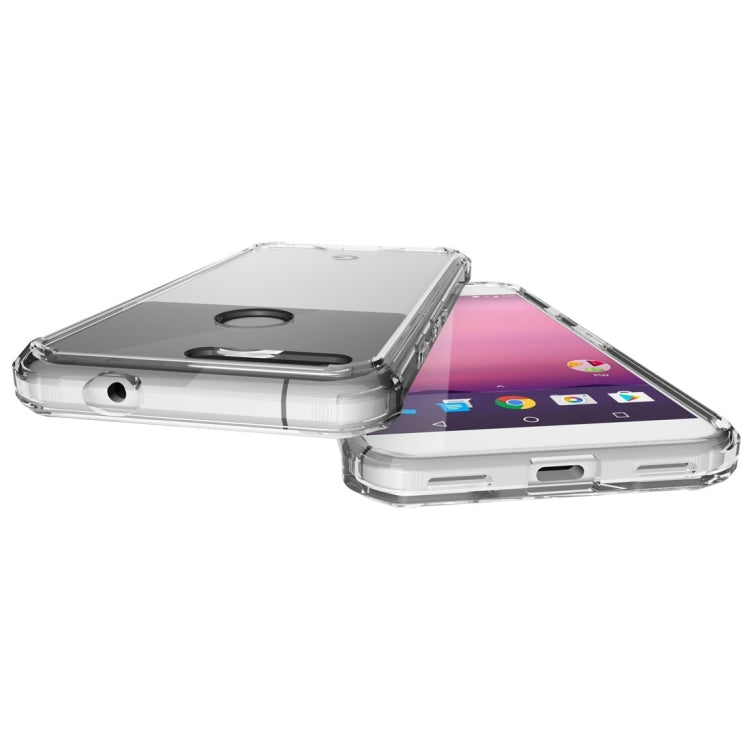 For Google Pixel Transparent Shockproof TPU Protective Back Cover Case