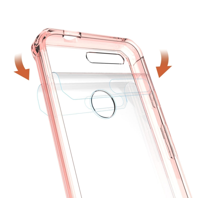 For Google Pixel XL Transparent Shockproof TPU Protective Back Cover Case