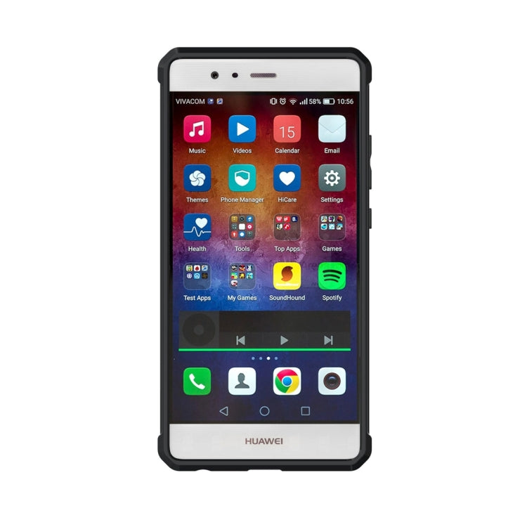 For Huawei P9 Transparent Shockproof TPU Protective Back Cover Case