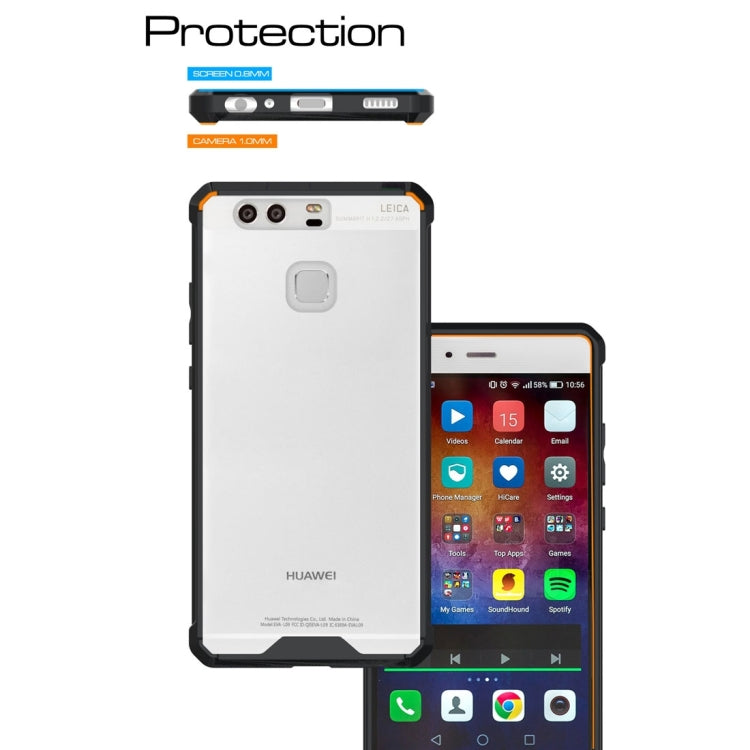 For Huawei P9 Transparent Shockproof TPU Protective Back Cover Case