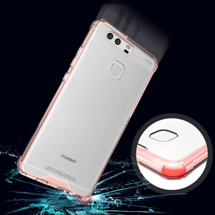 For Huawei P9 Transparent Shockproof TPU Protective Back Cover Case