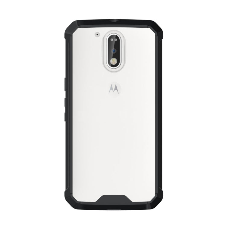 For Motorola Moto G (4th Gen.) / G4 Plus Transparent Shockproof TPU Protective Back Cover Case