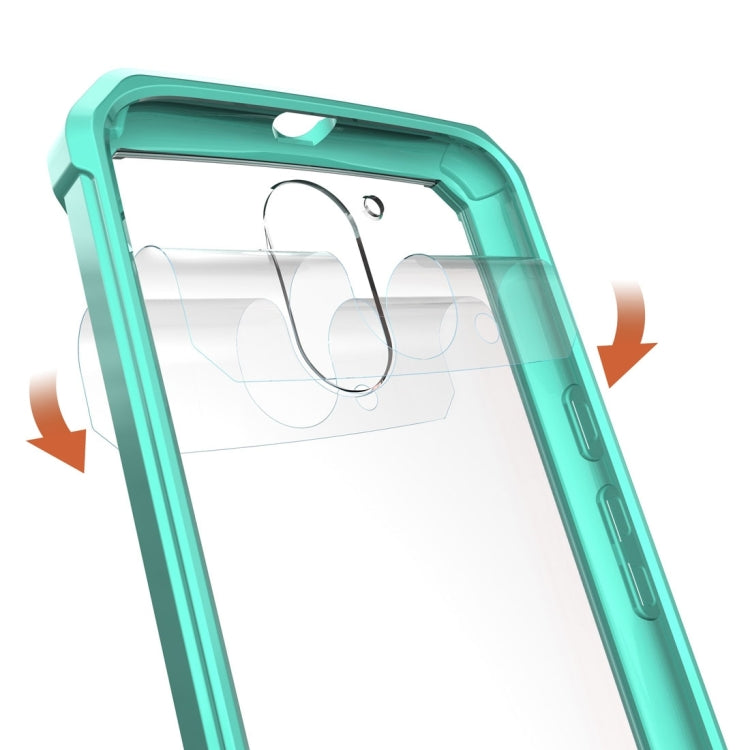 For Motorola Moto G (4th Gen.) / G4 Plus Transparent Shockproof TPU Protective Back Cover Case