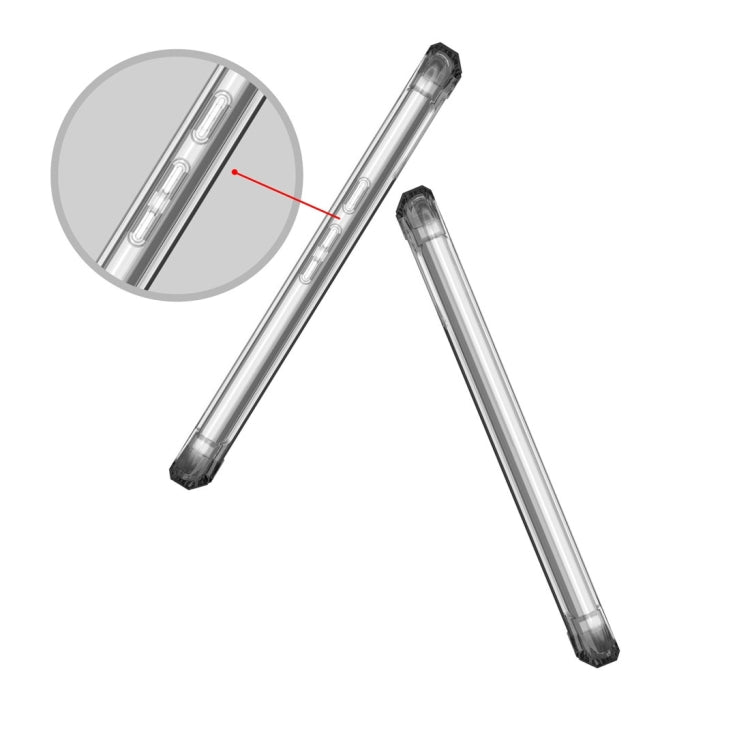 For Motorola Moto G (4th Gen.) / G4 Plus Transparent Shockproof TPU Protective Back Cover Case