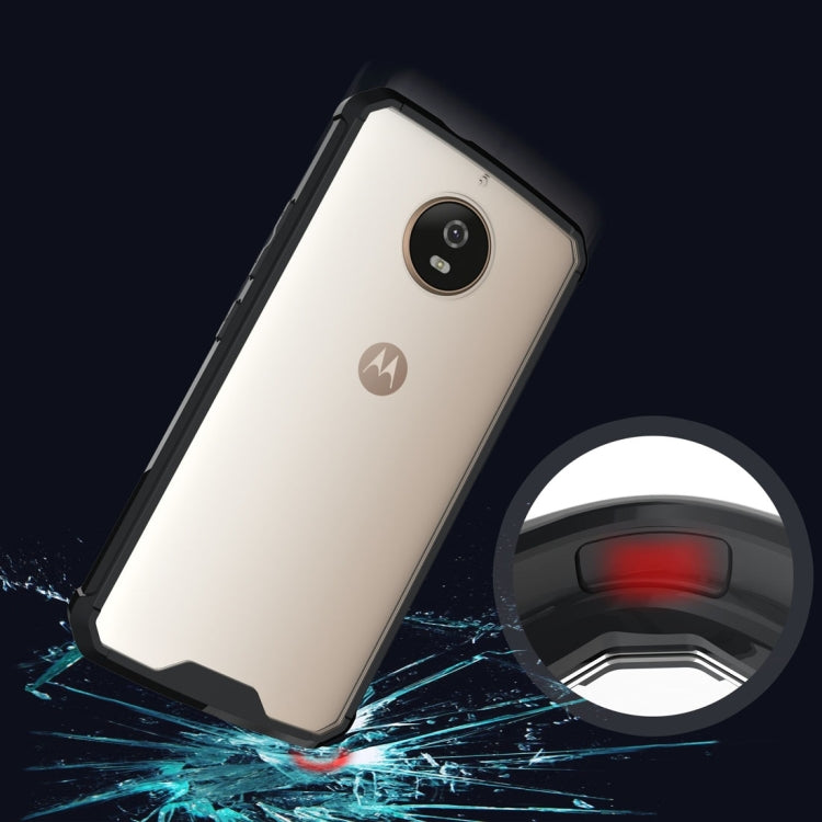 For Motorola Moto G5S Transparent Shockproof TPU Protective Back Cover Case