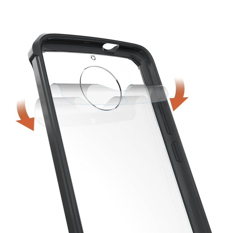 For Motorola Moto G5S Transparent Shockproof TPU Protective Back Cover Case