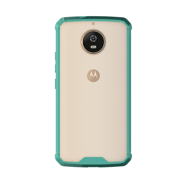 For Motorola Moto G5S Transparent Shockproof TPU Protective Back Cover Case