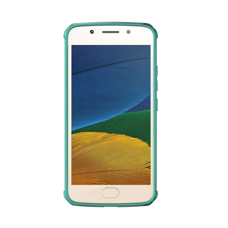 For Motorola Moto G5S Transparent Shockproof TPU Protective Back Cover Case