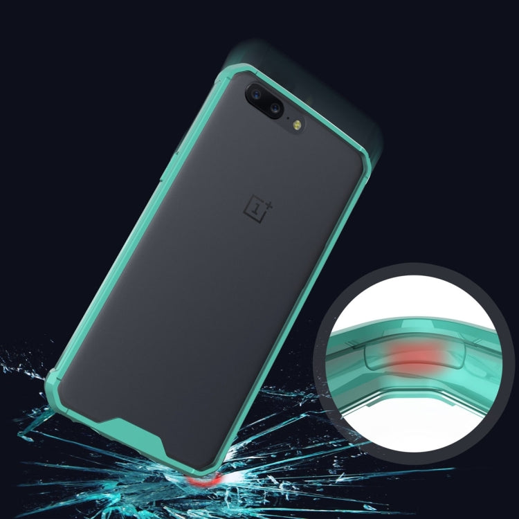 For OnePlus 5 Transparent Shockproof TPU Protective Back Cover Case