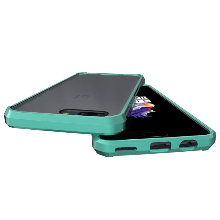 For OnePlus 5 Transparent Shockproof TPU Protective Back Cover Case