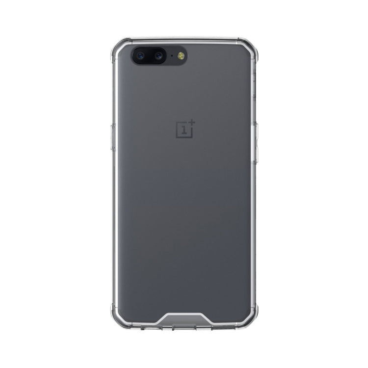 For OnePlus 5 Transparent Shockproof TPU Protective Back Cover Case