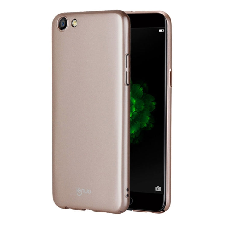 Lenuo for OPPO F3 PC Ultra-thin Impact Protection Case (Gold)