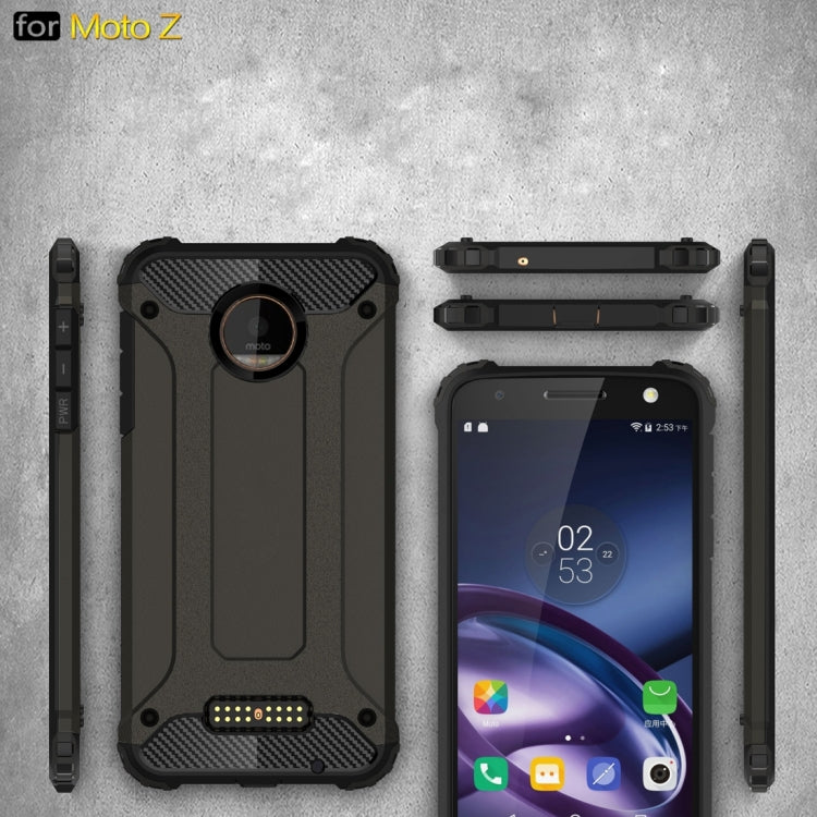For Motorola Moto Z Armor TPU + PC Combination Case