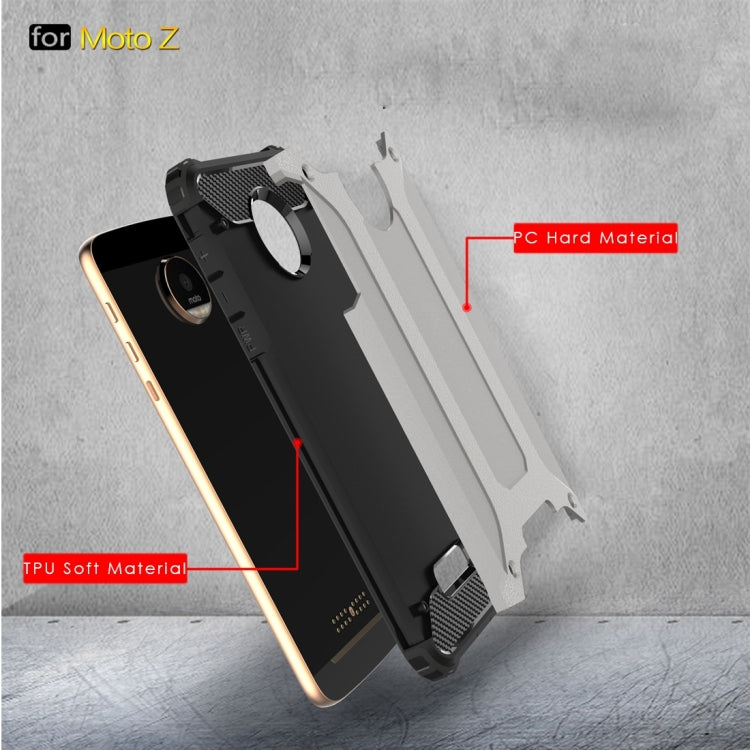 For Motorola Moto Z Armor TPU + PC Combination Case