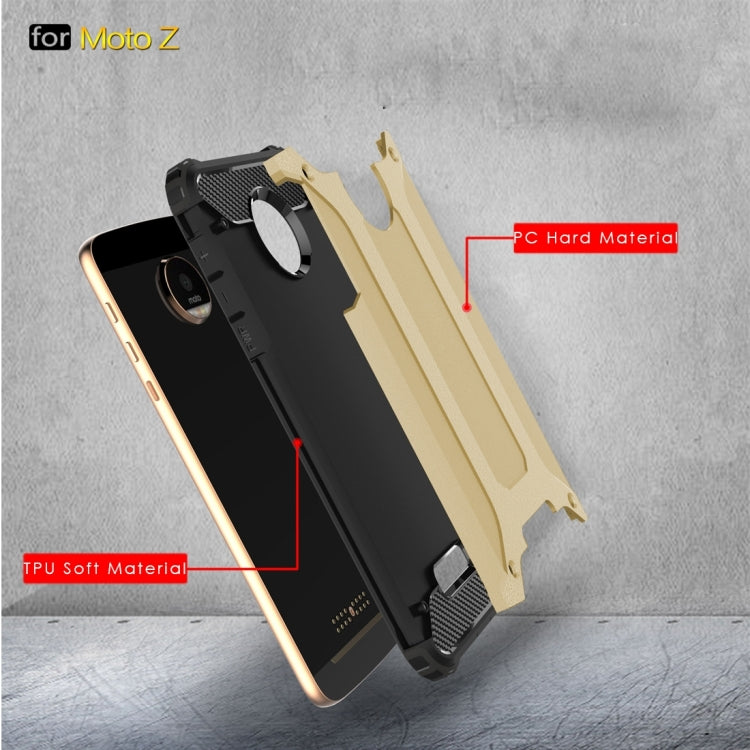 For Motorola Moto Z Armor TPU + PC Combination Case