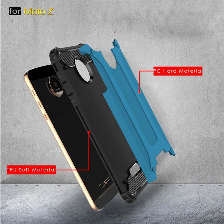 For Motorola Moto Z Armor TPU + PC Combination Case