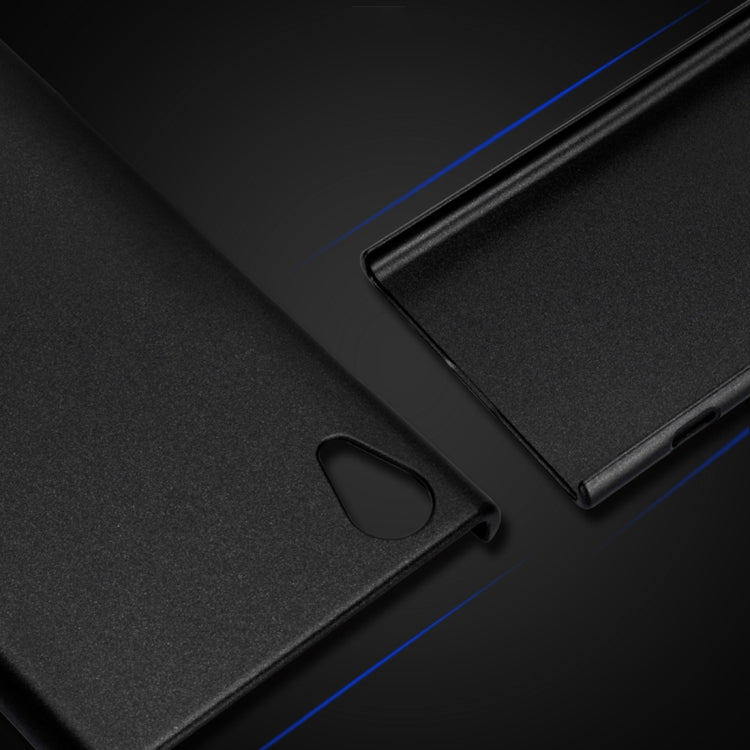 Lenuo for Sony Xperia XA1 Plus PC Ultra-thin Impact Protection Back Case Hard Cover(Black)