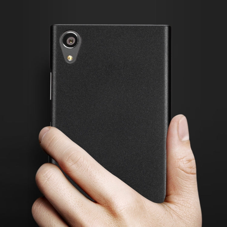 Lenuo for Sony Xperia XA1 Plus PC Ultra-thin Impact Protection Back Case Hard Cover(Black)