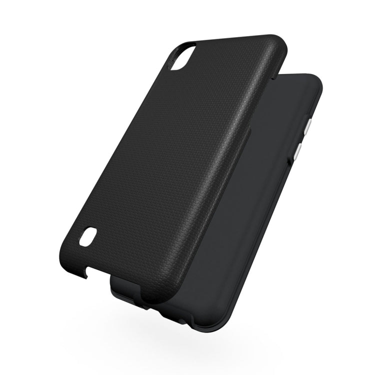 For LG X Power Ball Texture Anti-slip PC + TPU Protective Back Cover Case