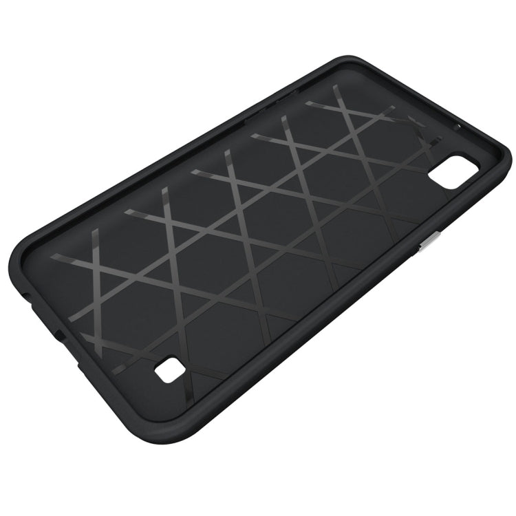 For LG X Power Ball Texture Anti-slip PC + TPU Protective Back Cover Case