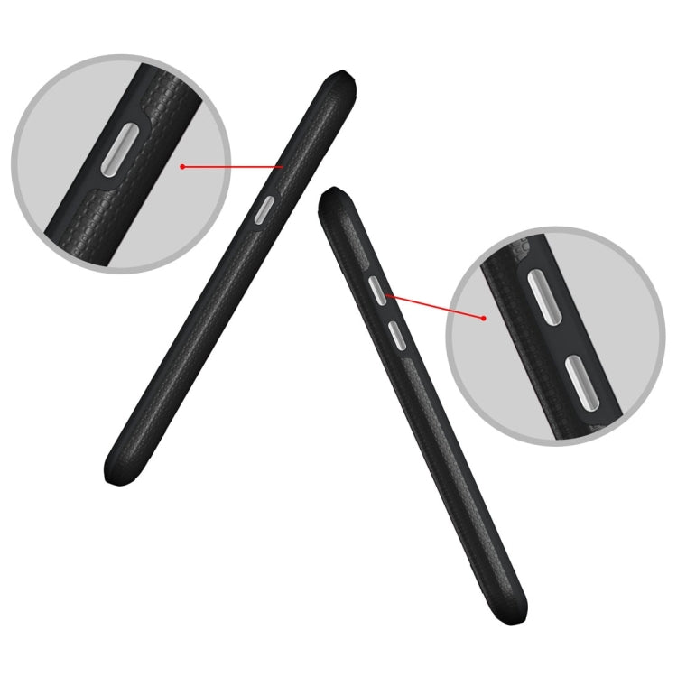 For LG X Power Ball Texture Anti-slip PC + TPU Protective Back Cover Case