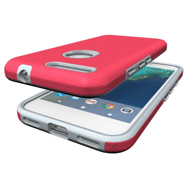 For Google Pixel XL Ball Texture Anti-slip PC + TPU Protective Back Cover Case