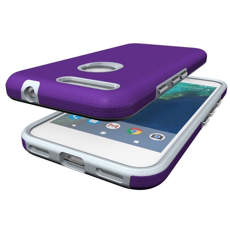 For Google Pixel XL Ball Texture Anti-slip PC + TPU Protective Back Cover Case