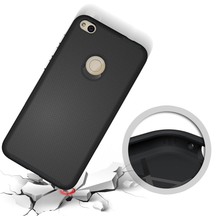 For Huawei P8 Lite (2017) Ball Texture Anti-slip PC + TPU Protective Back Cover Case