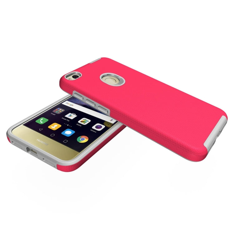 For Huawei P8 Lite (2017) Ball Texture Anti-slip PC + TPU Protective Back Cover Case