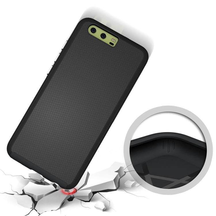 For Huawei P10 Ball Texture Anti-slip PC + TPU Protective Back Cover Case