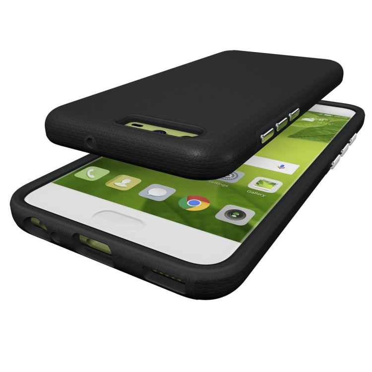 For Huawei P10 Ball Texture Anti-slip PC + TPU Protective Back Cover Case