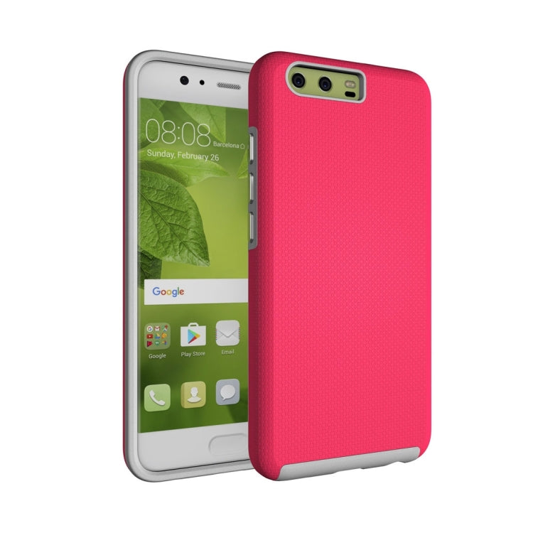 For Huawei P10 Ball Texture Anti-slip PC + TPU Protective Back Cover Case