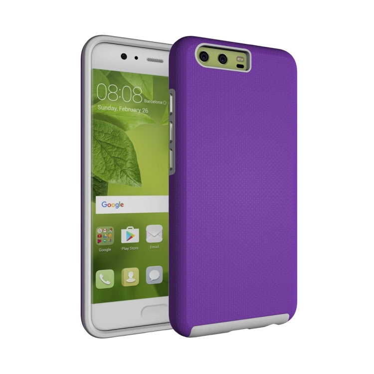 For Huawei P10 Plus Ball Texture Anti-slip PC + TPU Protective Back Cover Case