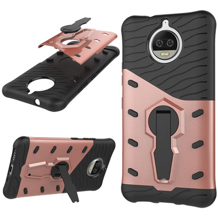For Motorola Moto G5S Plus PC + TPU Dropproof Sniper Hybrid Protective Back Cover Case with 360 Degree Rotation Holder