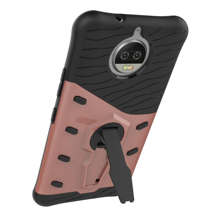 For Motorola Moto G5S Plus PC + TPU Dropproof Sniper Hybrid Protective Back Cover Case with 360 Degree Rotation Holder