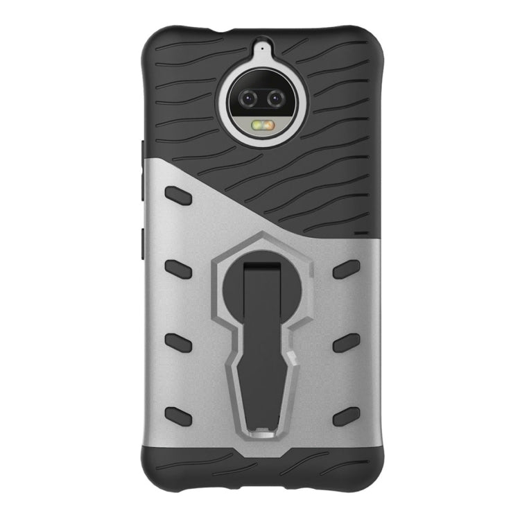 For Motorola Moto G5S Plus PC + TPU Dropproof Sniper Hybrid Protective Back Cover Case with 360 Degree Rotation Holder