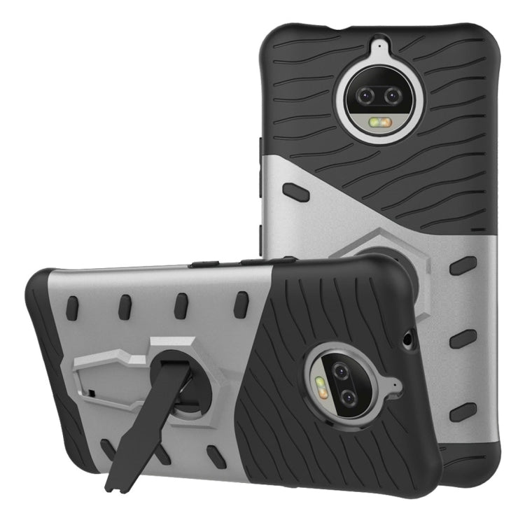 For Motorola Moto G5S Plus PC + TPU Dropproof Sniper Hybrid Protective Back Cover Case with 360 Degree Rotation Holder