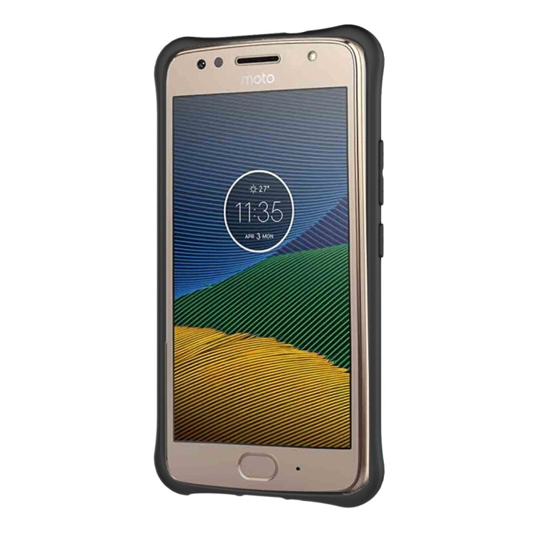 For Motorola Moto G5S PC + TPU Dropproof Sniper Hybrid Protective Back Cover Case with 360 Degree Rotation Holder