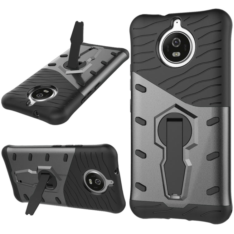 For Motorola Moto G5S PC + TPU Dropproof Sniper Hybrid Protective Back Cover Case with 360 Degree Rotation Holder