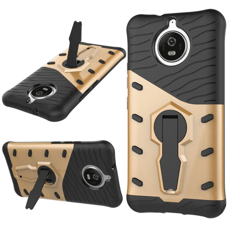 For Motorola Moto G5S PC + TPU Dropproof Sniper Hybrid Protective Back Cover Case with 360 Degree Rotation Holder
