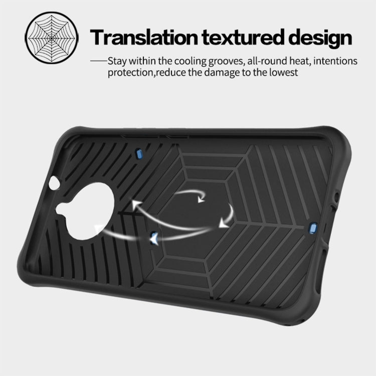 For Motorola Moto G5S PC + TPU Dropproof Sniper Hybrid Protective Back Cover Case with 360 Degree Rotation Holder