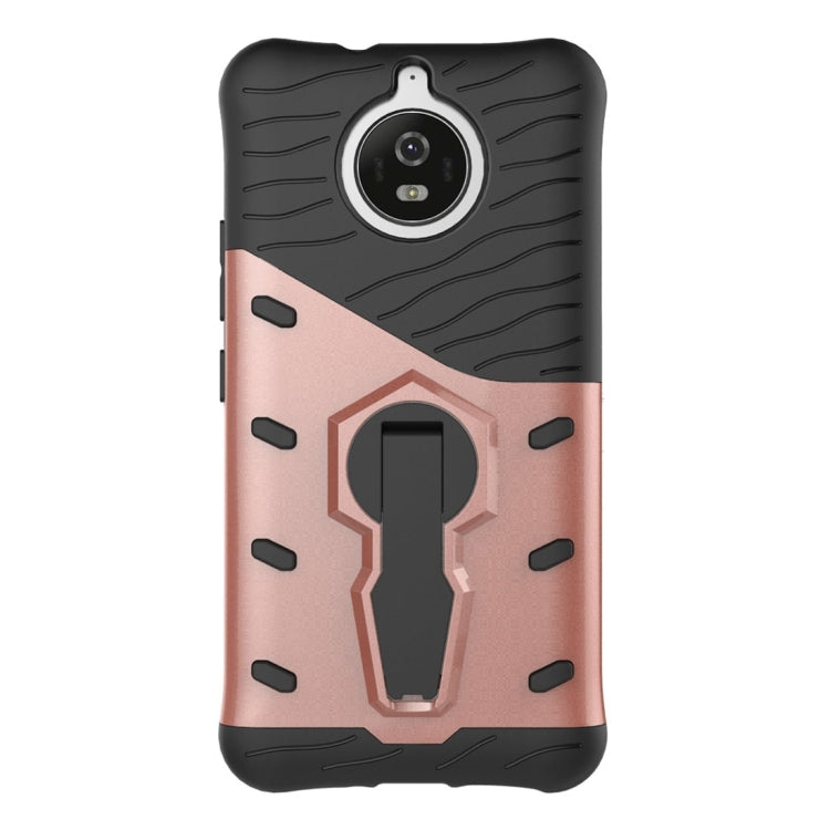 For Motorola Moto G5S PC + TPU Dropproof Sniper Hybrid Protective Back Cover Case with 360 Degree Rotation Holder