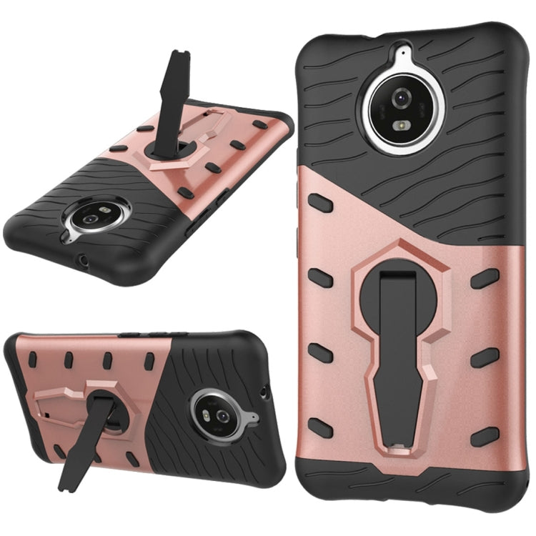 For Motorola Moto G5S PC + TPU Dropproof Sniper Hybrid Protective Back Cover Case with 360 Degree Rotation Holder